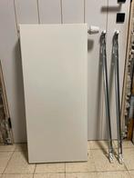 Radiator 90x40x7,5cm met kraan, voorplaat en beugels, Zo goed als nieuw, Ophalen