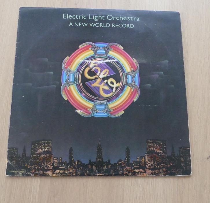 LP  Electric Light Orchestra ‎– A New World Record, Cd's en Dvd's, Vinyl | Rock, Gebruikt, Poprock, 12 inch, Ophalen of Verzenden