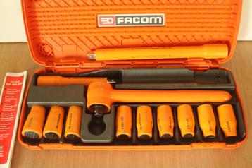Facom S400 dopsleutelset, geïsoleerd tot 1000 Volt beschikbaar voor biedingen