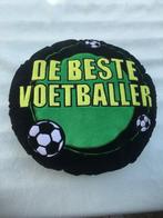 KUSSEN BESTE VOETBALLER ZO GOED ALS NIEUW EN GEWASSEN, Huis en Inrichting, Ophalen of Verzenden, Zo goed als nieuw, Groen, Rond