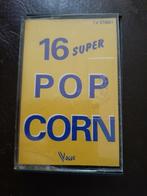 K7 audio- 16 super pop corn,  vogue, Cd's en Dvd's, Cassettebandjes, Pop, Gebruikt, Ophalen of Verzenden
