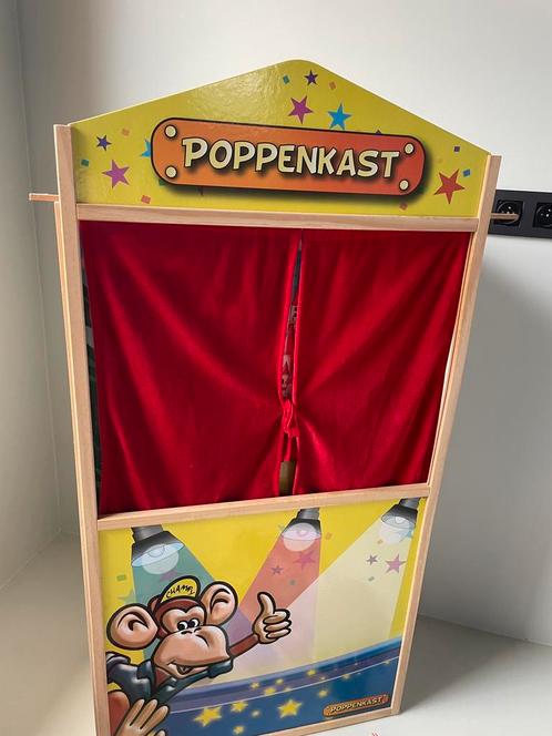 Poppenkast met handpoppen, Kinderen en Baby's, Speelgoed | Overig, Nieuw, Ophalen