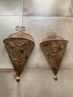2 metalen wandplantenbakken (53/30 cm), Huis en Inrichting, Woonaccessoires | Kransen, Ophalen of Verzenden, Zo goed als nieuw