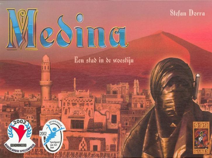 Medina, Hobby en Vrije tijd, Gezelschapsspellen | Bordspellen, Zo goed als nieuw, Drie of vier spelers, Ophalen of Verzenden