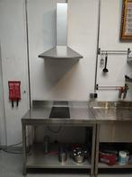 inox kooktafel met 2-pits vitro keramisch vuur, 1000x600 mm, Huis en Inrichting, Ophalen, 100 tot 150 cm, Zo goed als nieuw, Minder dan 100 cm