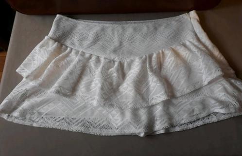 Jupe-short blanche Jennyfer, Kleding | Dames, Rokken, Gedragen, Maat 42/44 (L), Wit, Ophalen of Verzenden