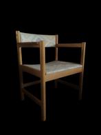 Prachtige vintage eiken Borge Mogensen design armchair stoel, Utilisé, Enlèvement ou Envoi