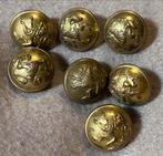 13. LOT 7 anciens BOUTONS MILITAIRES D=1,8 cm, Enlèvement ou Envoi, Utilisé