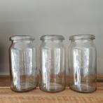 vintage inmaakpotten met deksel canning jars 2 liter H24 cm, Huis en Inrichting, Keuken | Potten en Pannen, Ophalen of Verzenden