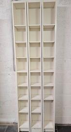 Trois étagères en bois laqué blanc avec planches ajustables, Maison & Meubles, Armoires | Armoires murales, Avec tablette(s), Moins de 25 cm