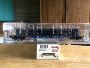 MARKLIN 47147 DB WAGON PLAT Snps AVEC CHARGE LOURDE HO  beschikbaar voor biedingen