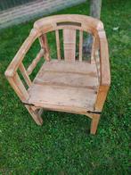 Vintage stoel, vol hout., Ophalen