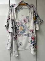Vest met bloemenprint zonder sluiting - One size, Sans marque, Ophalen of Verzenden, Zo goed als nieuw, Wit