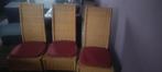 Rieten stoelen, Huis en Inrichting, Stoelen, Ophalen, Gebruikt, Bruin, Riet of Rotan