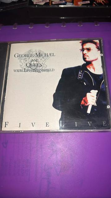 CD GEORGE MICHAEL & QUEEN WITH LISA STANSFIELD/FIVE LIVE ! beschikbaar voor biedingen