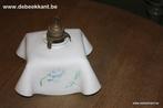Retro vintage antiek oud Frans kapje lampenkap opaline, Ophalen of Verzenden
