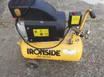 Compressor: 24L vat - 2HP - 310L/min - 8 Bar 220V, Doe-het-zelf en Bouw, Compressors, Ophalen, Gebruikt, 6 tot 10 bar, 200 tot 400 liter/min
