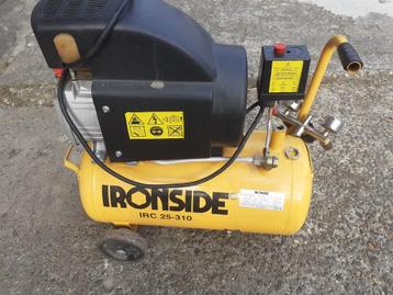 Compressor: 24L vat - 2HP - 310L/min - 8 Bar 220V  beschikbaar voor biedingen