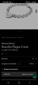 Bracelet  tiffany & co new york, Enlèvement ou Envoi, Argent, Argent