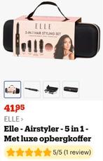 Elle Haardroger set 5 in 1
Paar keer gebruikt, Handtassen en Accessoires, Uiterlijk | Haarverzorging, Ophalen of Verzenden, Zo goed als nieuw