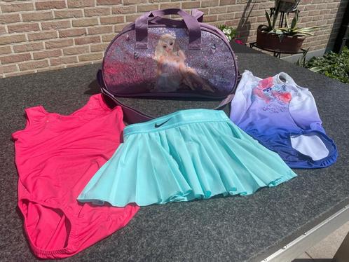 Turnpakjes en turntas Topmodel maat 122 140, Sport en Fitness, Turnen, Zo goed als nieuw, Turnpak(je), Kindermaat 122 t/m 140