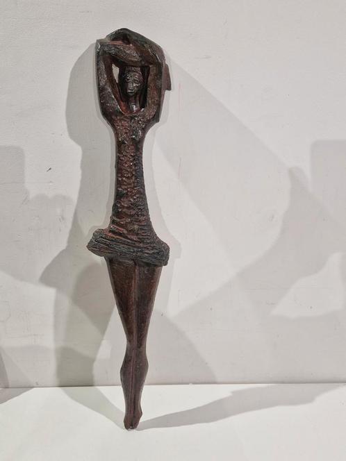 Ballerina in keramiek 66 cm groot , design kunstatelier John, Antiek en Kunst, Antiek | Keramiek en Aardewerk, Ophalen of Verzenden