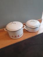 Set van twee kookpotten 
Gemiddeld 5l 
Een grote, Ophalen of Verzenden