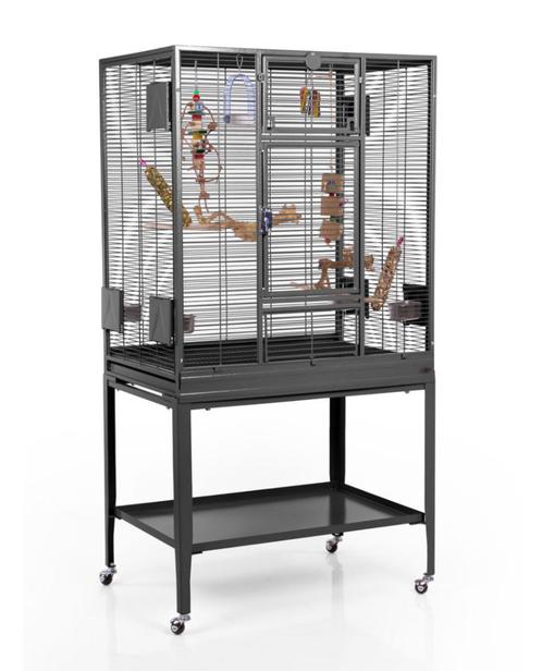Vogelkooi Montana Madeira Single Antiek - In Stock !, Dieren en Toebehoren, Vogels | Hokken en Kooien, Nieuw, Vogelkooi, Metaal
