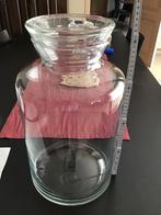 Grote glazen pot met stolp - 44 cm hoog, Ophalen, Zo goed als nieuw