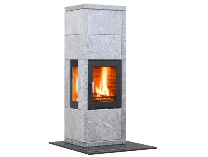 Noorse speksteenkachel, Huis en Inrichting, Kachels, Gebruikt, Vrijstaand, Houtkachel, Hout, Ophalen