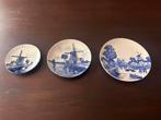 3 Delftse borden, Antiek en Kunst, Antiek | Wandborden en Tegels, Ophalen