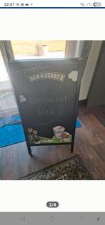 Ben & Jerry’s krijtbord / stoepbord – dubbelzijdig – in net, Ophalen, Zo goed als nieuw, Krijtbord