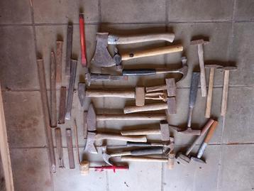 hamers en beitels, Doe-het-zelf en Bouw, Gereedschap | Handgereedschap, Ophalen, Gebruikt