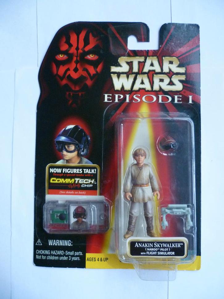 STARWARS EPISODE 1"ANAKIN SKYWALKER"MET COMMTECH CHIP1999, Verzamelen, Star Wars, Gebruikt, Actiefiguurtje, Ophalen of Verzenden