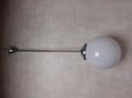 Art deco hanglamp  met witte bol., Ophalen