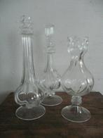 2 bougeoirs + vase en verre soufflé, Maison & Meubles, Enlèvement ou Envoi