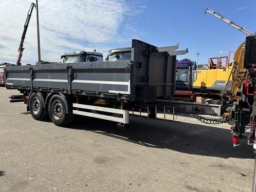 A&D ZA 18 2-AS AANHANGER - 6m50 - GROTE WIELEN - BELGISCHE P, Auto's, Vrachtwagens, Bedrijf, Te koop, ABS, Aanhangers en Opleggers