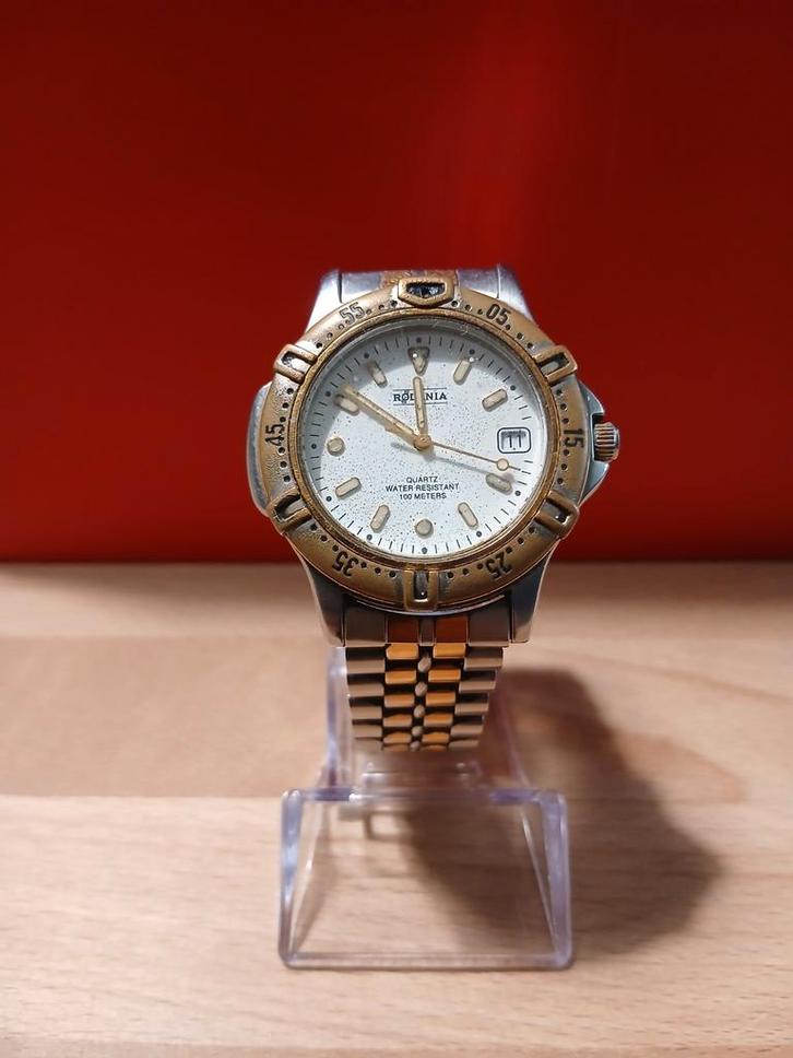 Vintage horloge van RODANIA  SW20783, Handtassen en Accessoires, Horloges | Antiek, Polshorloge, Overige merken, Staal, 1960 of later