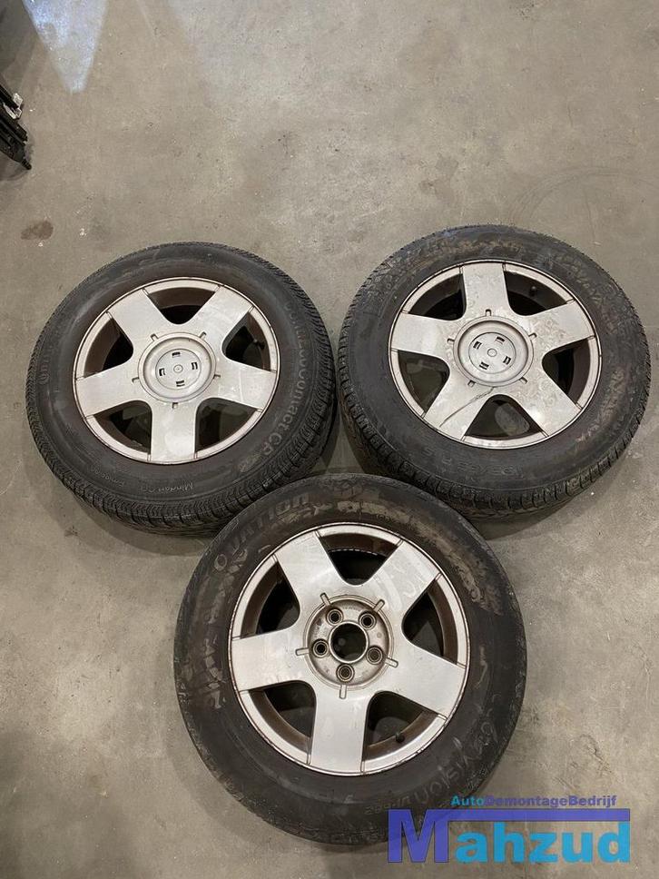 VW GOLF 4 Velgen met banden 5x100 15 inch, Auto-onderdelen, Overige Auto-onderdelen, Volkswagen, Gebruikt, Ophalen