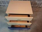 Nachtkasje met drie lades, Ophalen, Zo goed als nieuw, 65 cm of meer, 55 tot 70 cm