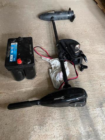 Talamex motor 58 lbs  + litium batterij, Enlèvement, Comme neuf, Électrique, Moteur in-bord