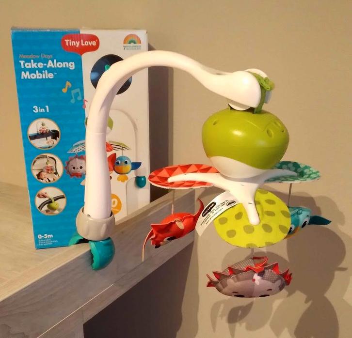 Muziekmobiel Tiny Love 3 in 1, Kinderen en Baby's, Speelgoed | Babyspeelgoed, Gebruikt, Mobiel, Met geluid, Ophalen