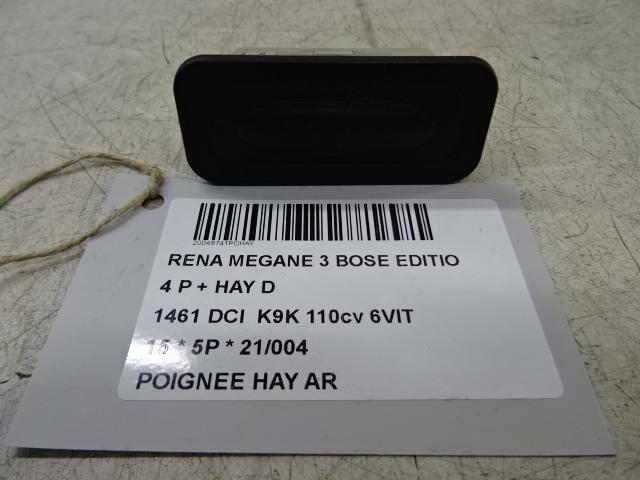 HANDGREEP ACHTERKLEP Renault Megane III Berline (BZ), Auto-onderdelen, Carrosserie, Renault, Gebruikt