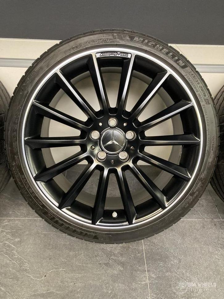 19” originele Mercedes CLA35 X118 C118 AMG velgen + banden, Auto-onderdelen, Banden en Velgen, Banden en Velgen, Zomerbanden, 19 inch
