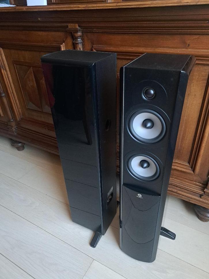 Boston Acoustics A-serie & Denon PMA-800NE, Audio, Tv en Foto, Home Cinema-sets, Zo goed als nieuw, 2.1-systeem, 70 watt of meer