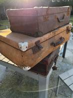 3 antieke reiskoffers, 50 à 100 cm, Enlèvement, Utilisé, 50 à 75 cm