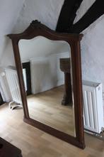 Grand miroir avec beau cadre en bois, 75 tot 100 cm, 100 tot 150 cm, Gebruikt, Rechthoekig