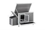Kippenhok Julia, kunststof met lade en scharnierend dak, Ophalen of Verzenden, Nieuw, Kippenhok of Kippenren