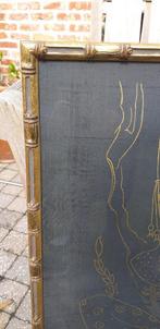 Kader met gouden tekening, Ophalen, Zo goed als nieuw, 50 tot 75 cm, Tekening