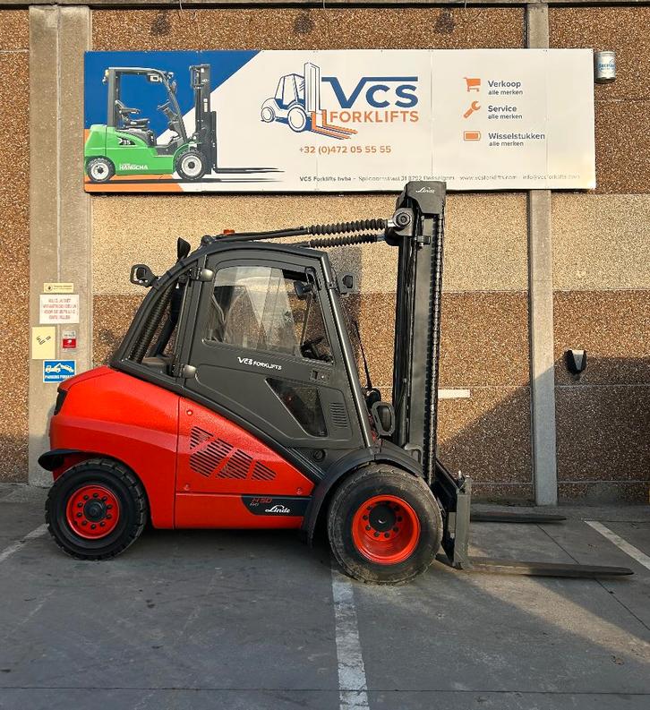 Diesel heftruck: 5 ton LINDE - zo goed als nieuw, Zakelijke goederen, Machines en Bouw | Heftrucks en Intern transport, Heftruck